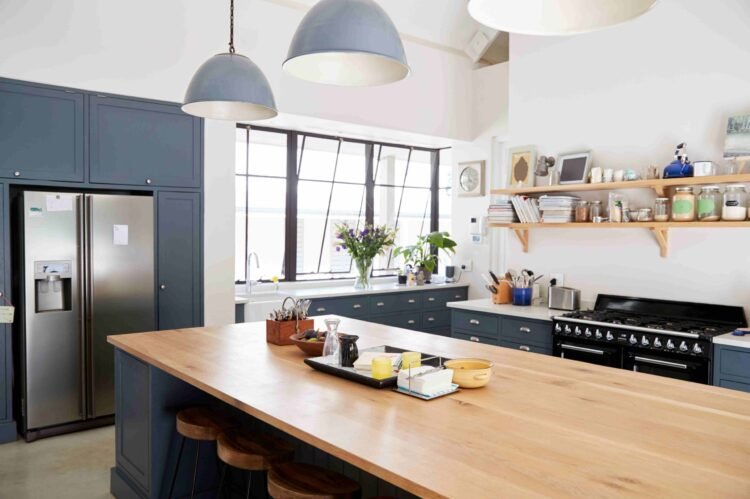 Spacious Kitchen Island with Ample Storage